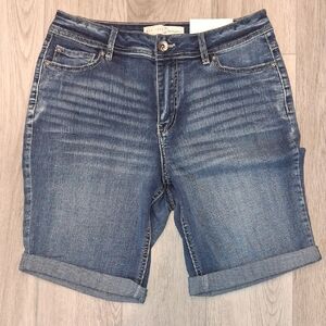 Classic Blue Denim Women's Jean Shorts